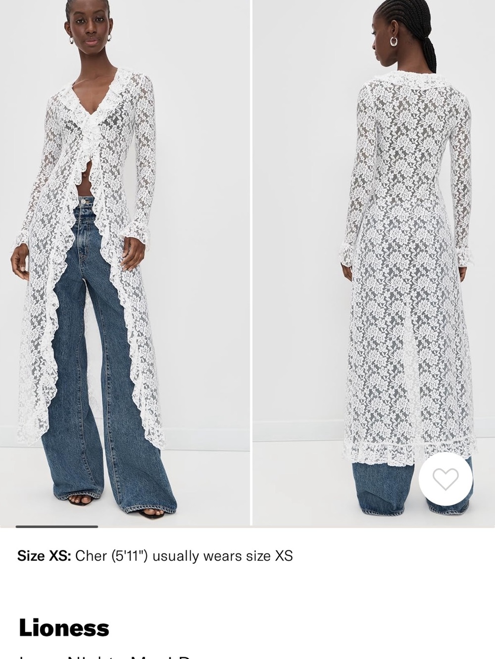 Lioness Long Nights White Maxi